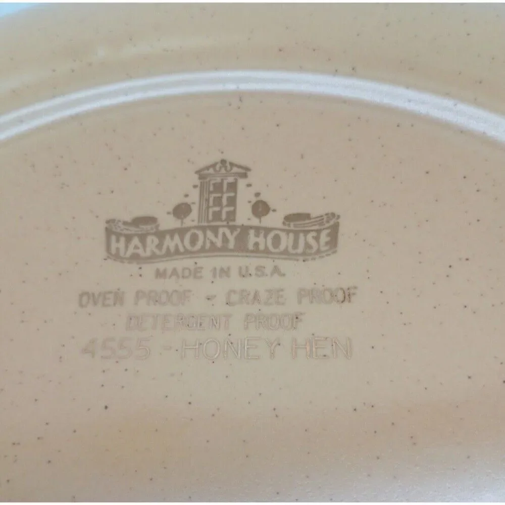 harmony house honey hen Dinner Plate Yellow Replacement 10